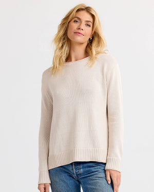 Everyday Cotton Crew in Oatmeal