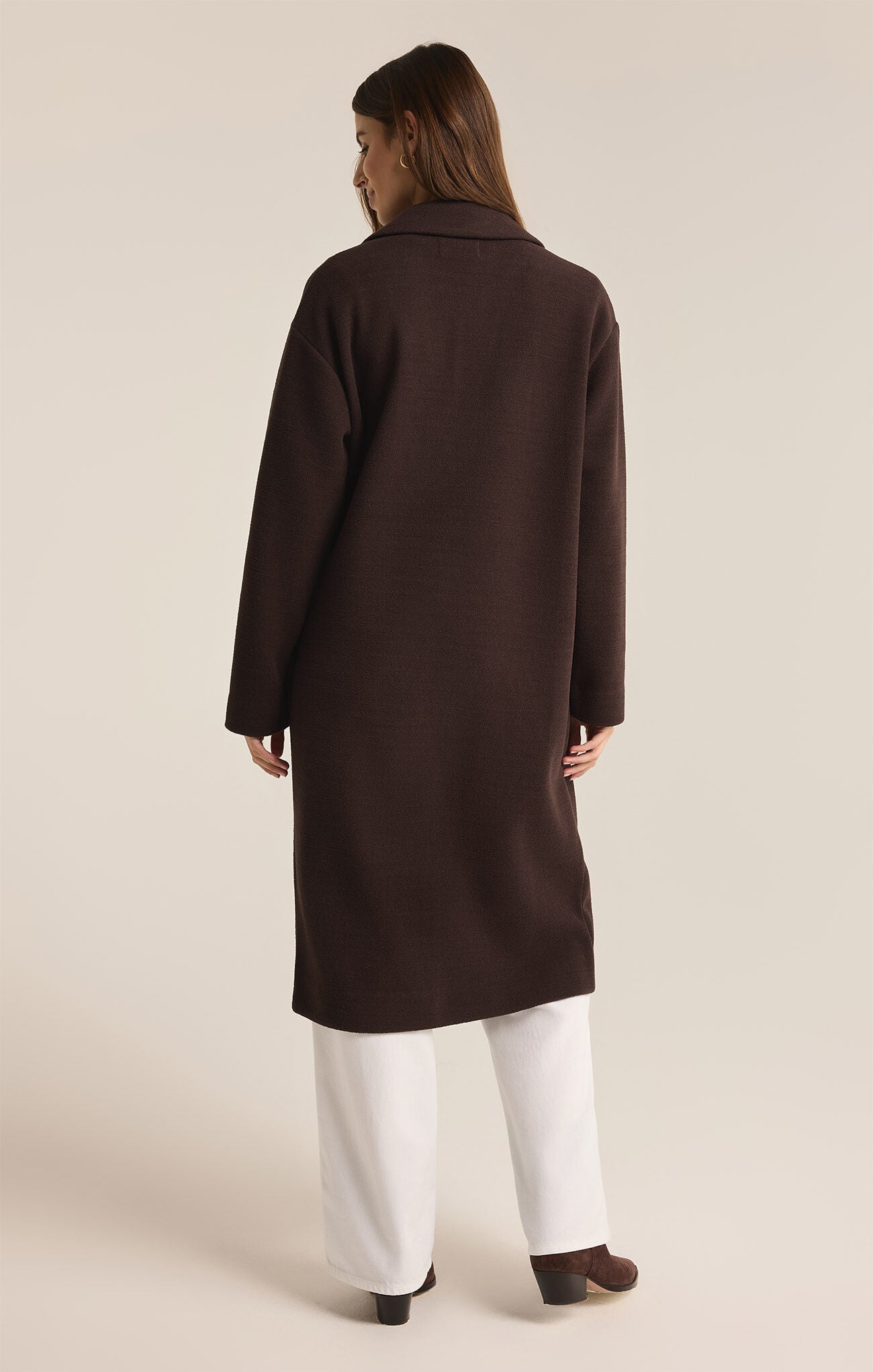 Z Supply Mason Coffee Bean Brown Coat