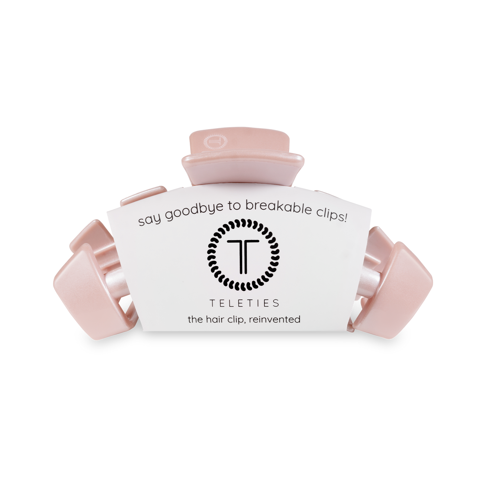 Classic Hair Clip | Medium | Pearly Pink