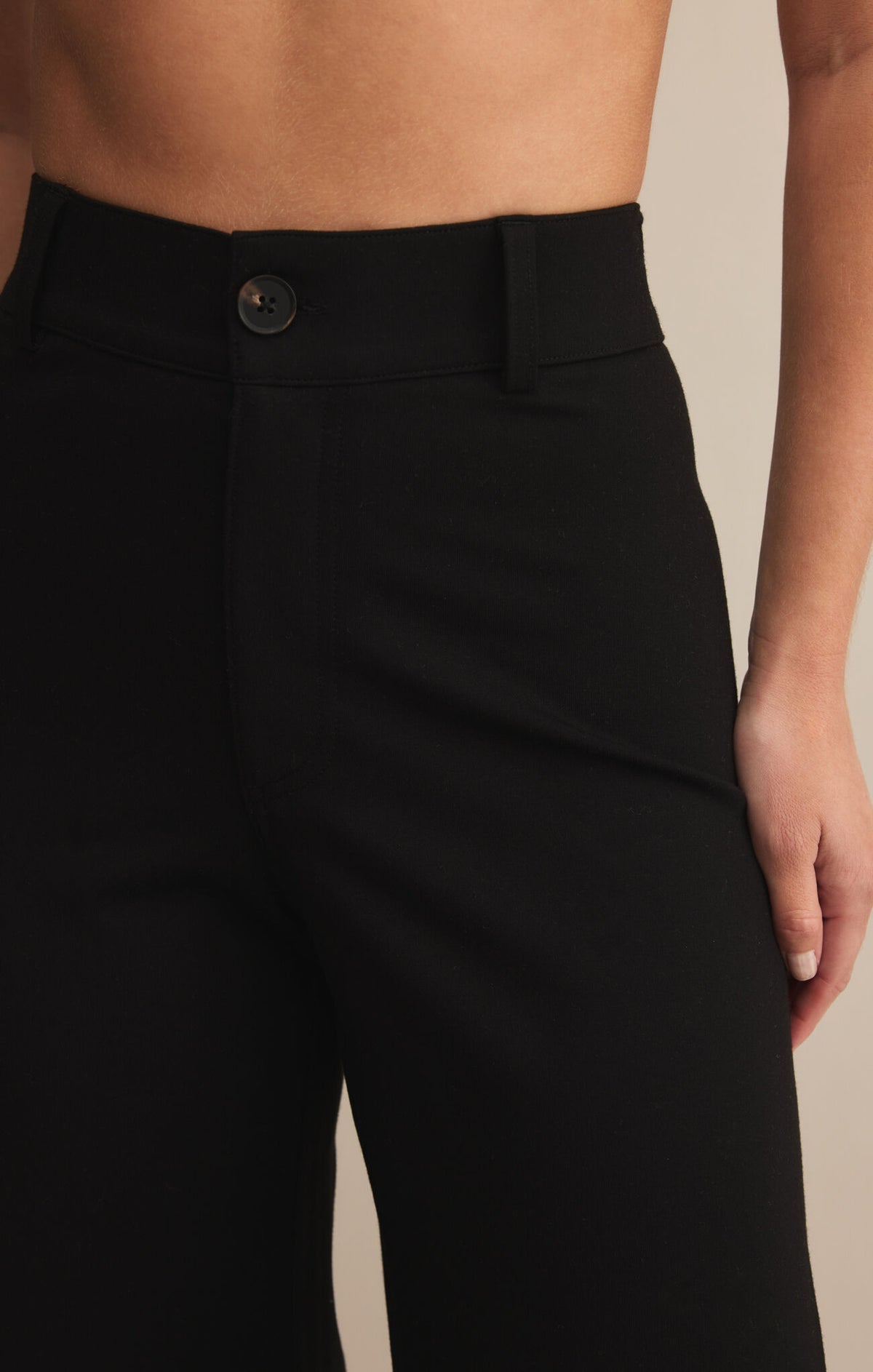 Z Supply Do It All Rilynn Black Pant