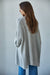 Kenzie Knit Folded Quarter Sleeve Open Front Cardigan