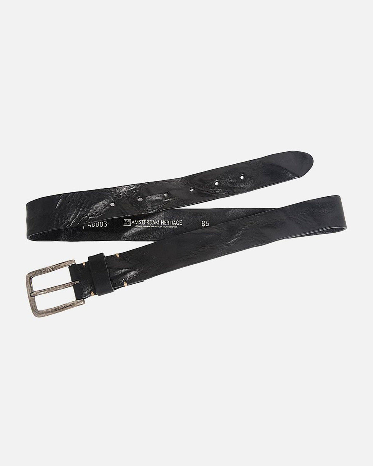Dani Leather Belt with Silver Buckle