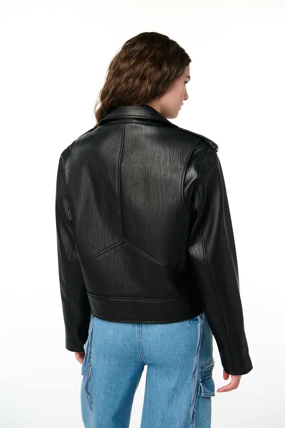 High Standard Black Moto Jacket