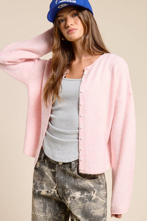Essential Button Down Cardigan Sweater