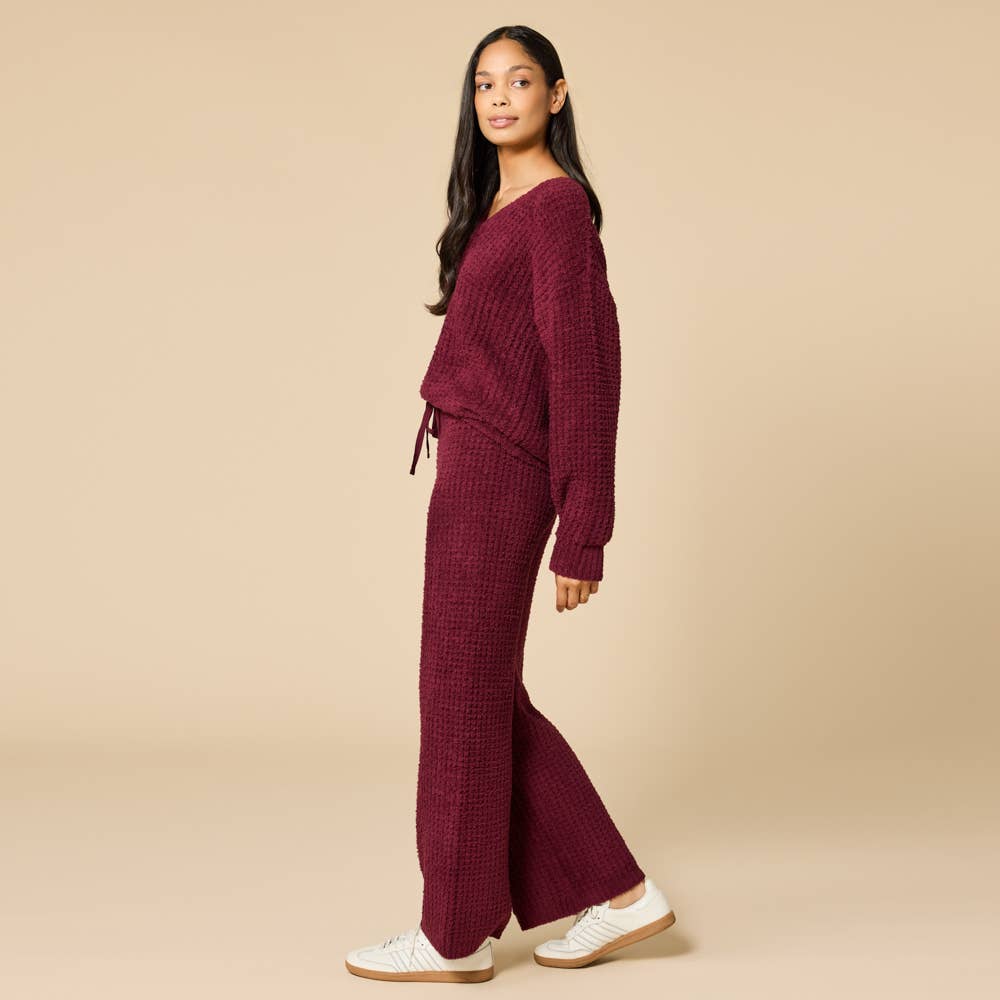 Oprah&#39;s Fave 2025 - Marshmallow Waffle V-Neck Lounge Set