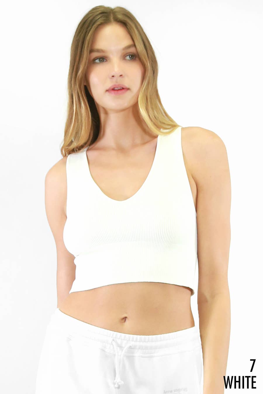 NIKIBIKI Plunge V-Neck Crop Top