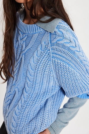 Free People Frankie Cable Sweater