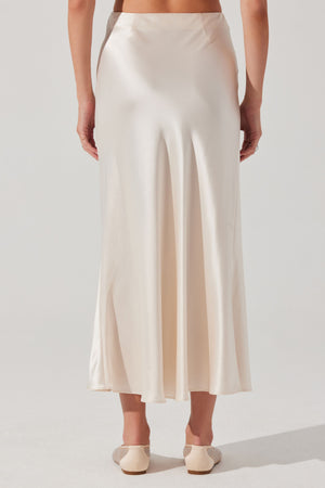 ASTR THE LABEL Windey Skirt in Ivory