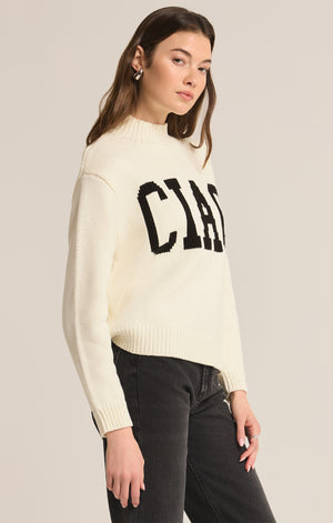 Z Supply CIAO INTARSIA SWEATER