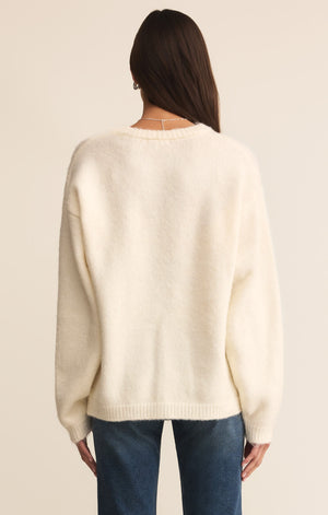 Z SUPPLY Snowed in Sweater in Warm White