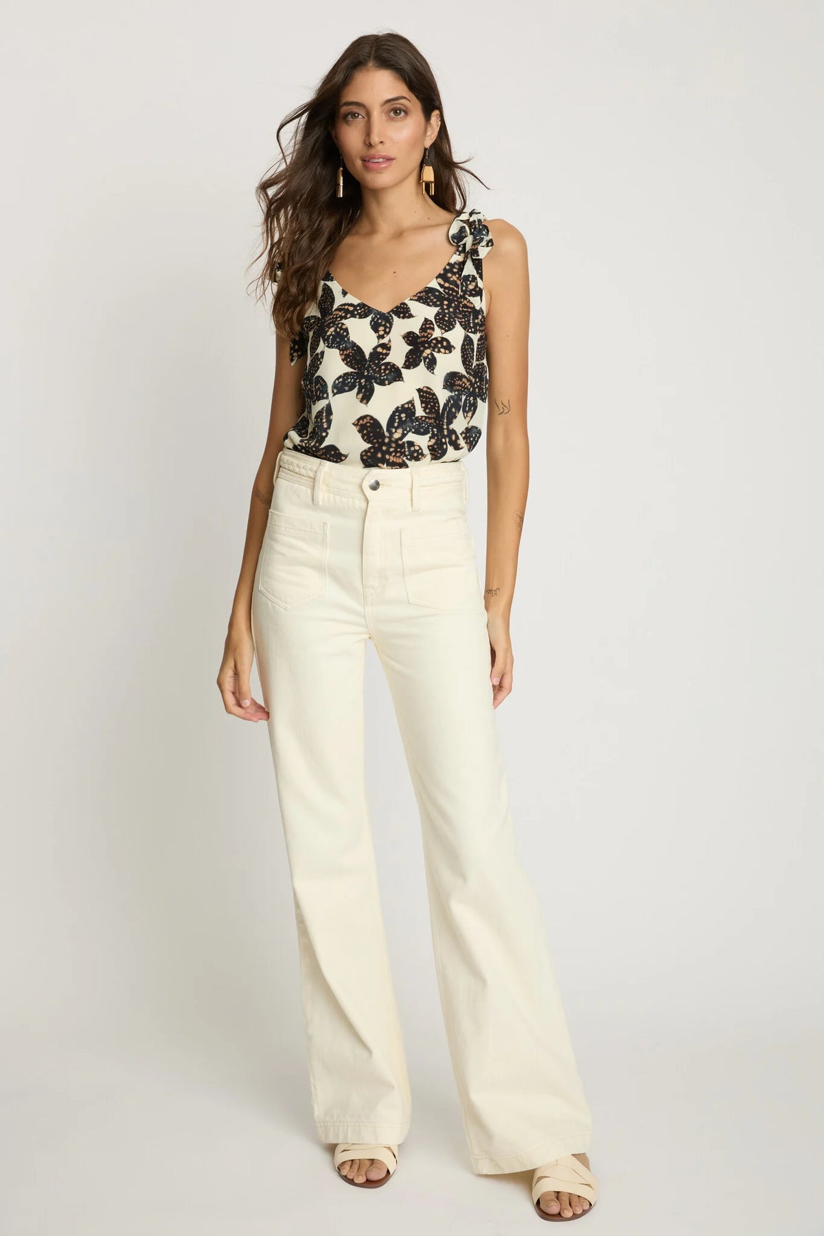 Lilia Top in Ivory