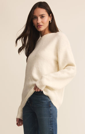 Z SUPPLY Snowed in Sweater in Warm White