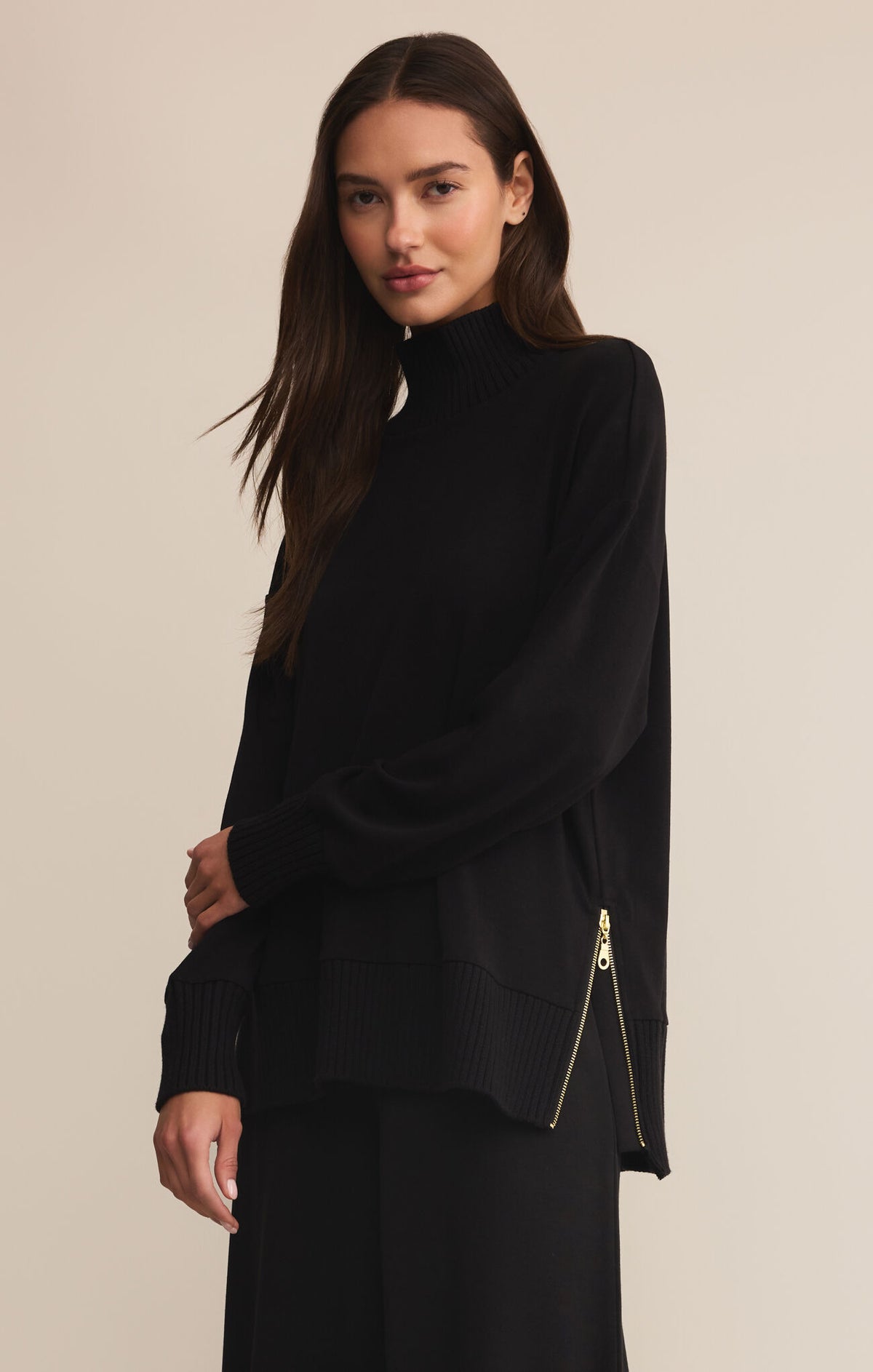 Z Supply Sable Rib Sweatshirt - 2 Colors