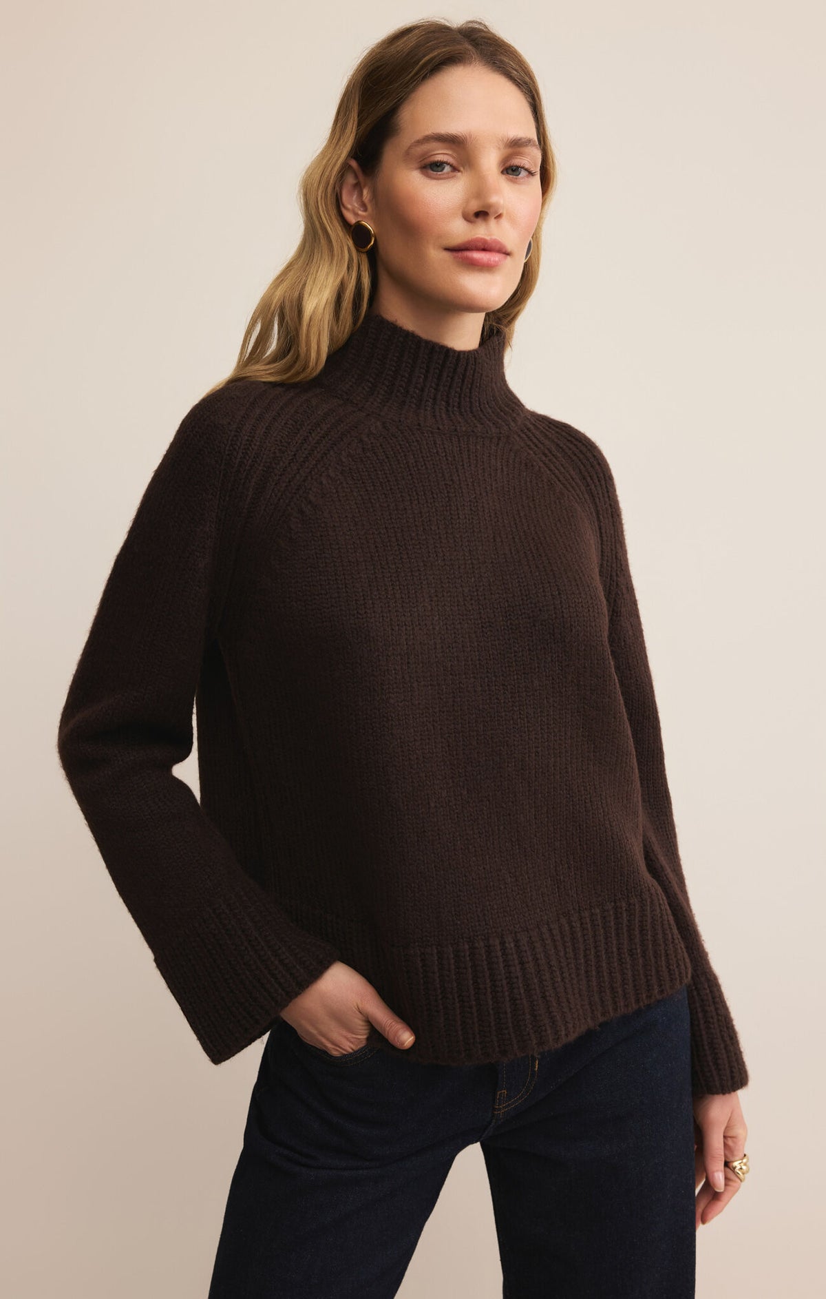 Z Supply Emerge Funnel Neck Sweater