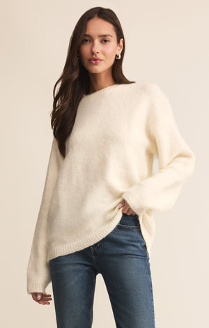 Z SUPPLY Snowed in Sweater in Warm White