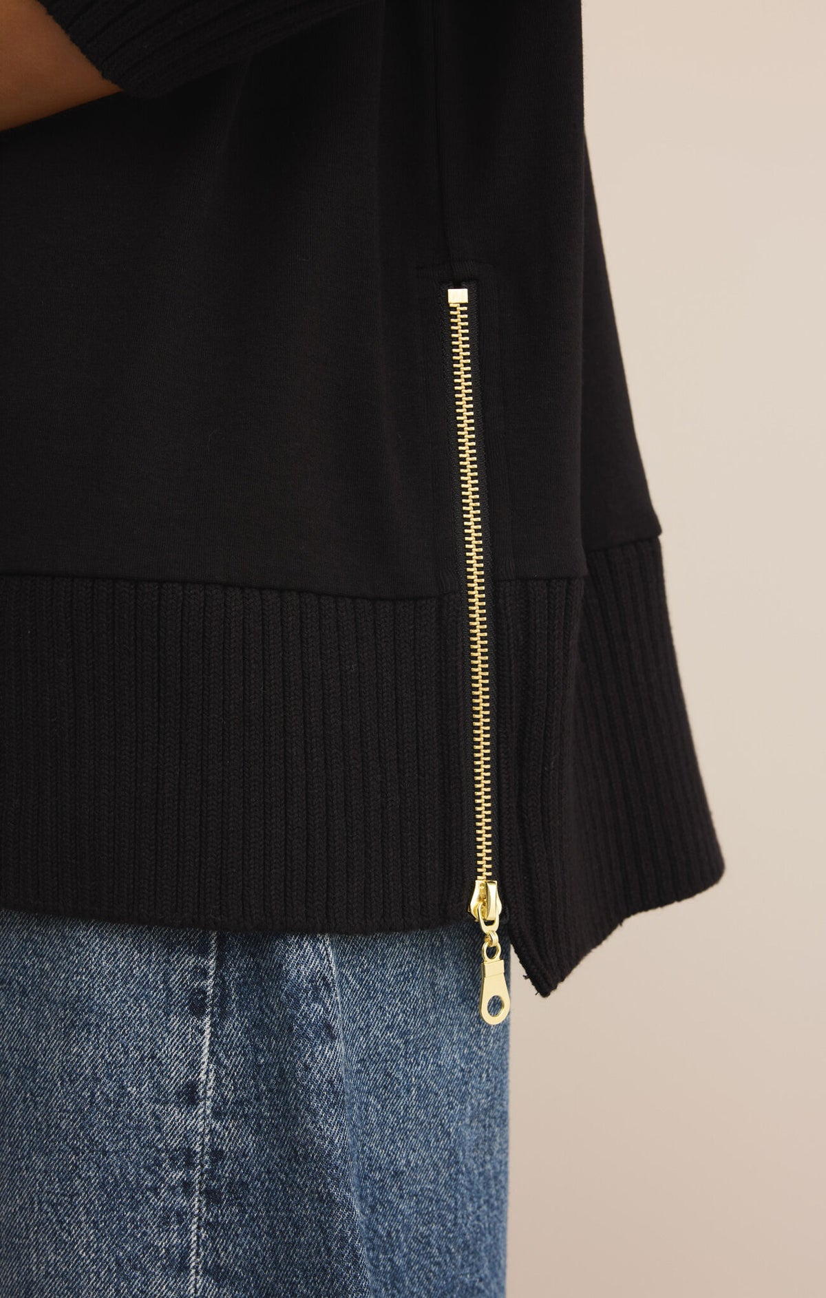 Z Supply Sable Rib Sweatshirt - 2 Colors