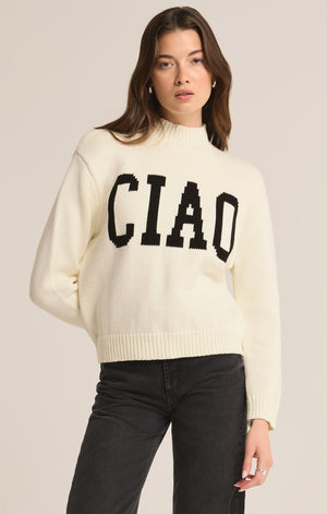 Z Supply CIAO INTARSIA SWEATER