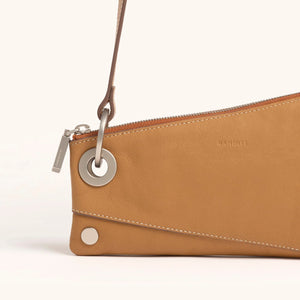 Hammitt Nash Pochette Oak Edge/Brushed Silver Shoulder Bag