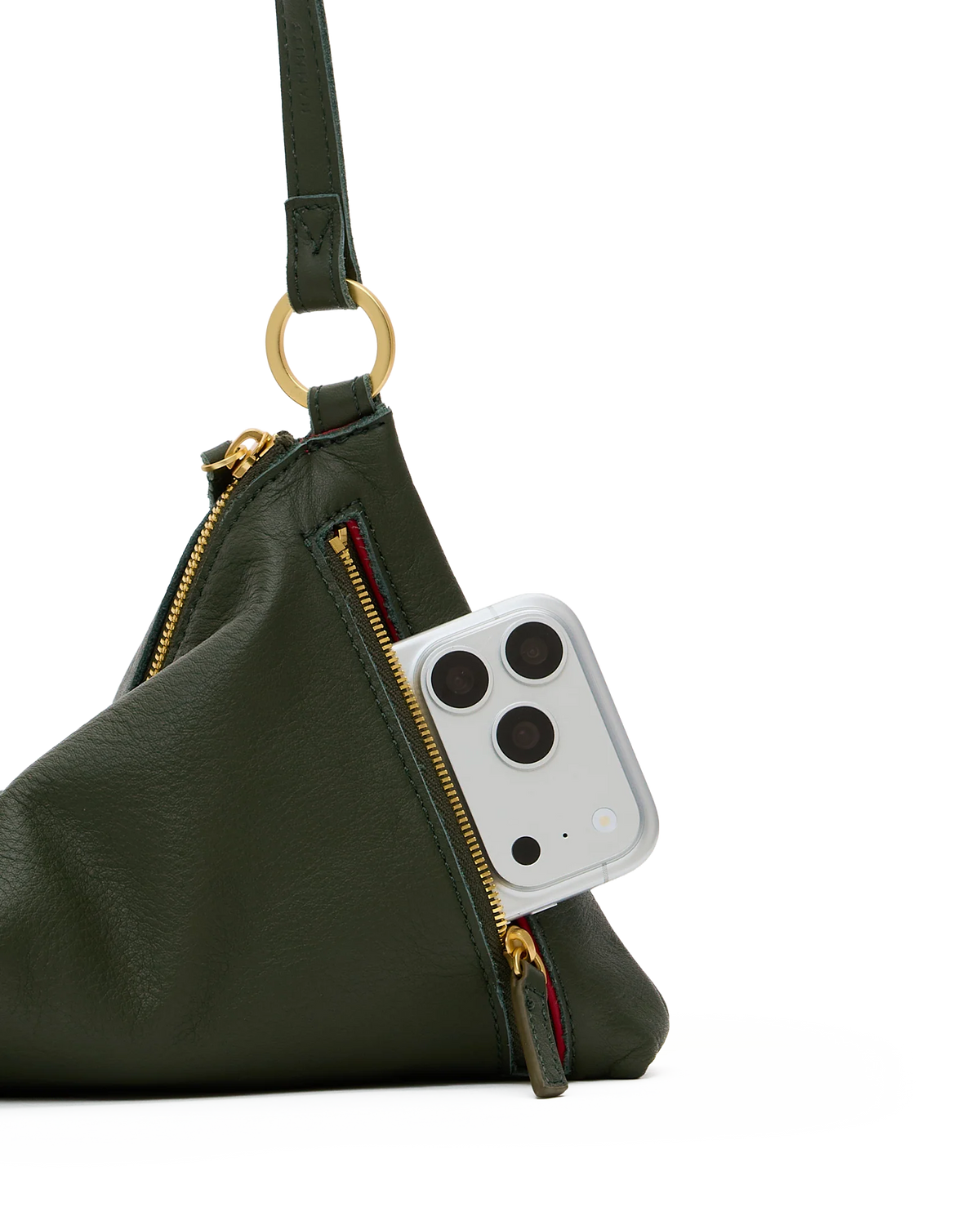 Hammitt Kyle Med Bag in Twin Crest with Brushed Gold