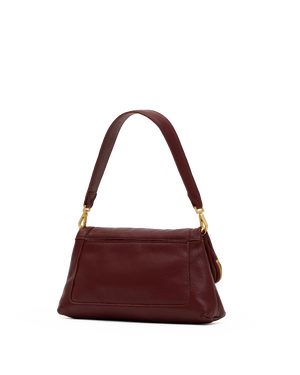 Hammitt Beverly Med Bag in Cherrywood Pebble/Brushed Gold