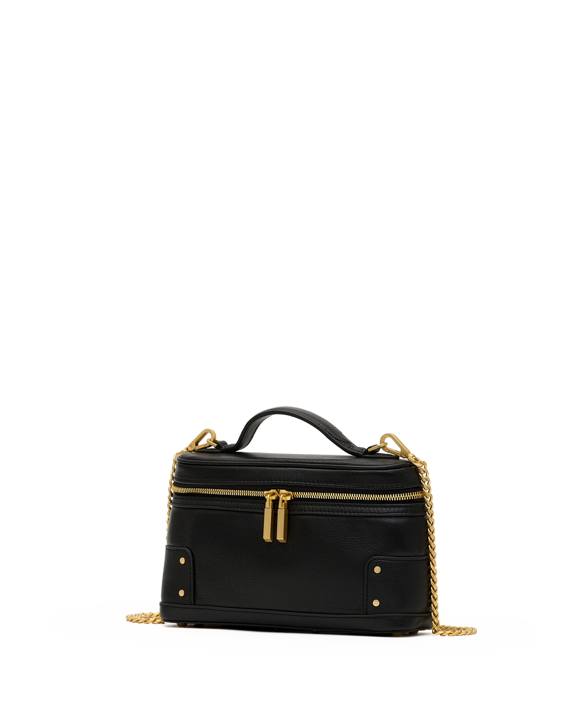 Hammitt Vanna Case in Black with Brushed Gold