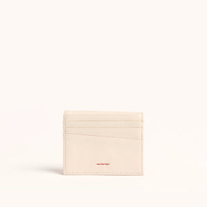 Hammitt Montana Pocket Calla Lily White Raffia/Brushed Gold Wallet
