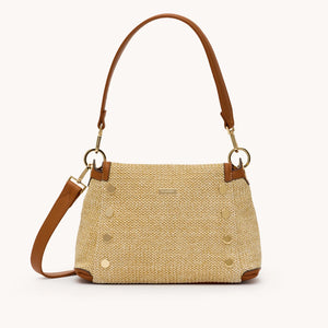 Hammitt Bryant Medium in Raffia with Gold