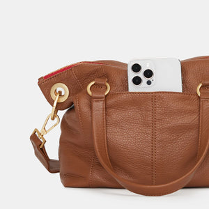 Hammitt Daniel Med Mahogany Pebble Handbag