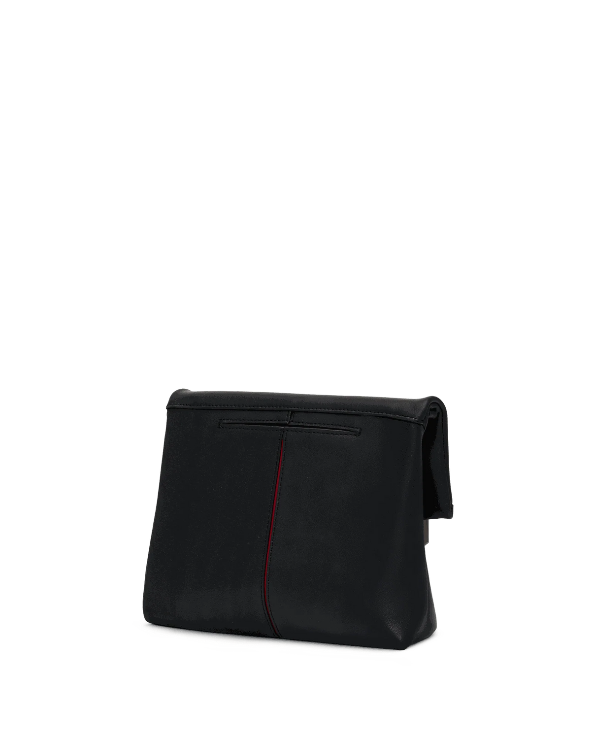 Hammitt VIP Medium in Noir Smooth Raffia with Gunmetal