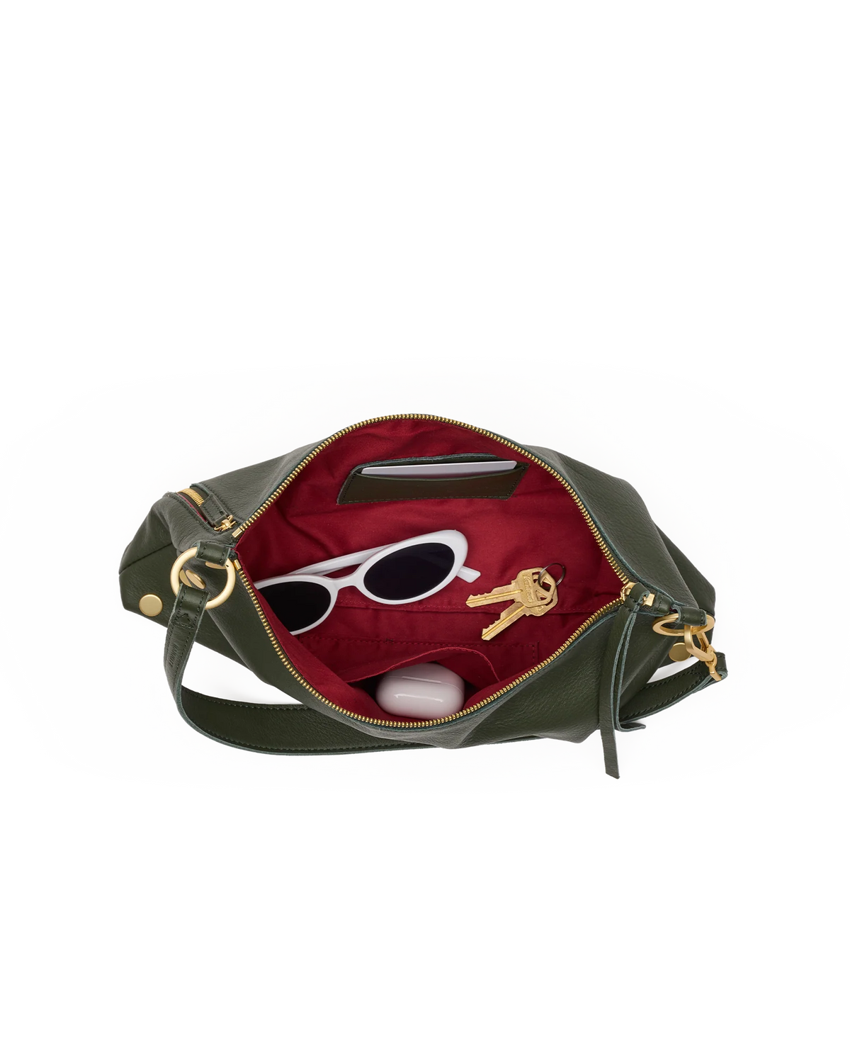 Hammitt Kyle Med Bag in Twin Crest with Brushed Gold