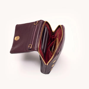 Hammitt VIP Mobile Cabernet Pebble Crossbody Handbag