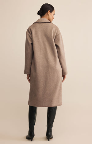 Z Supply Mason Luxe Coat in Smokey