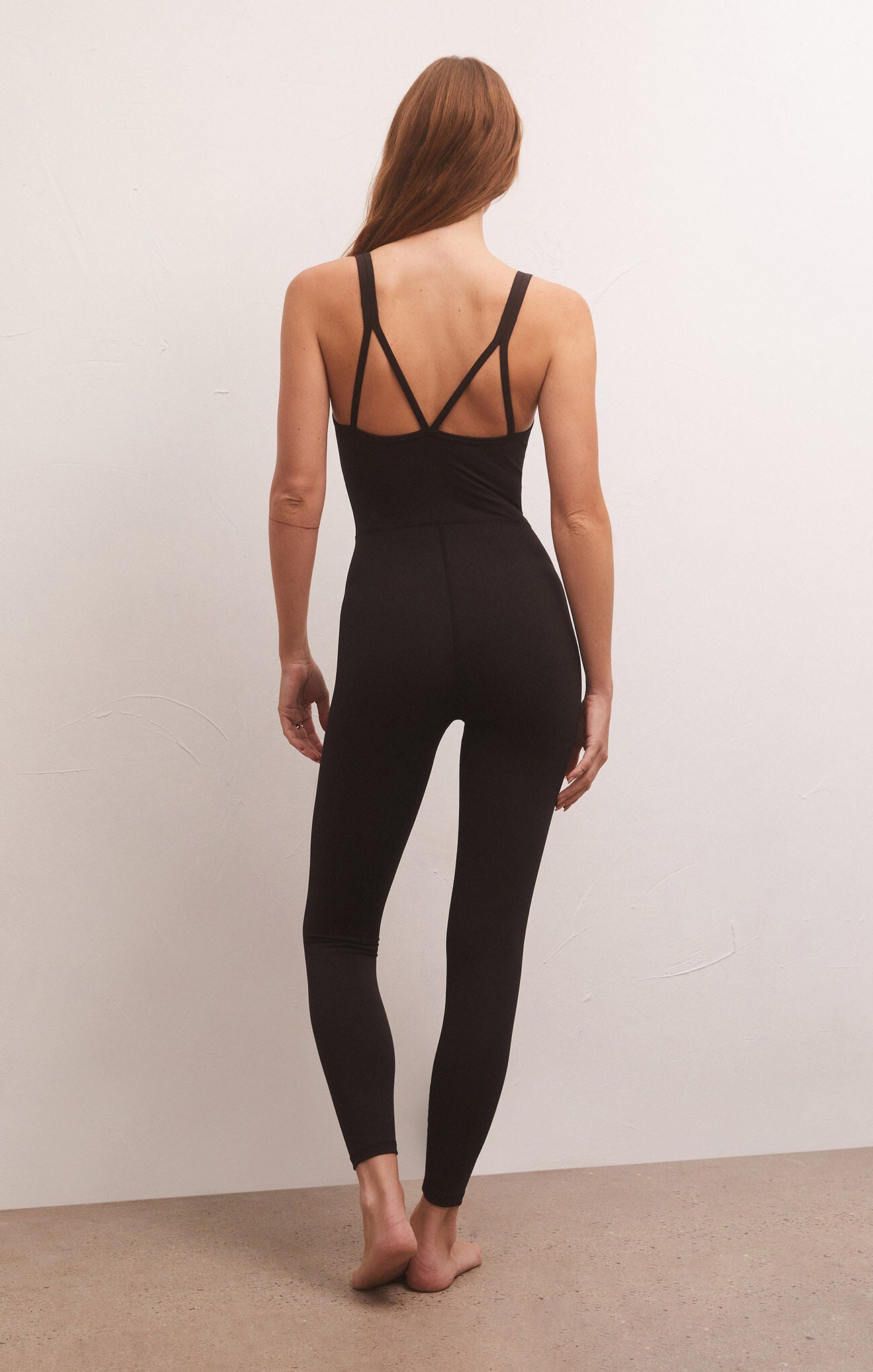 Z Supply GO FOR IT Black Rib Jumpsuit