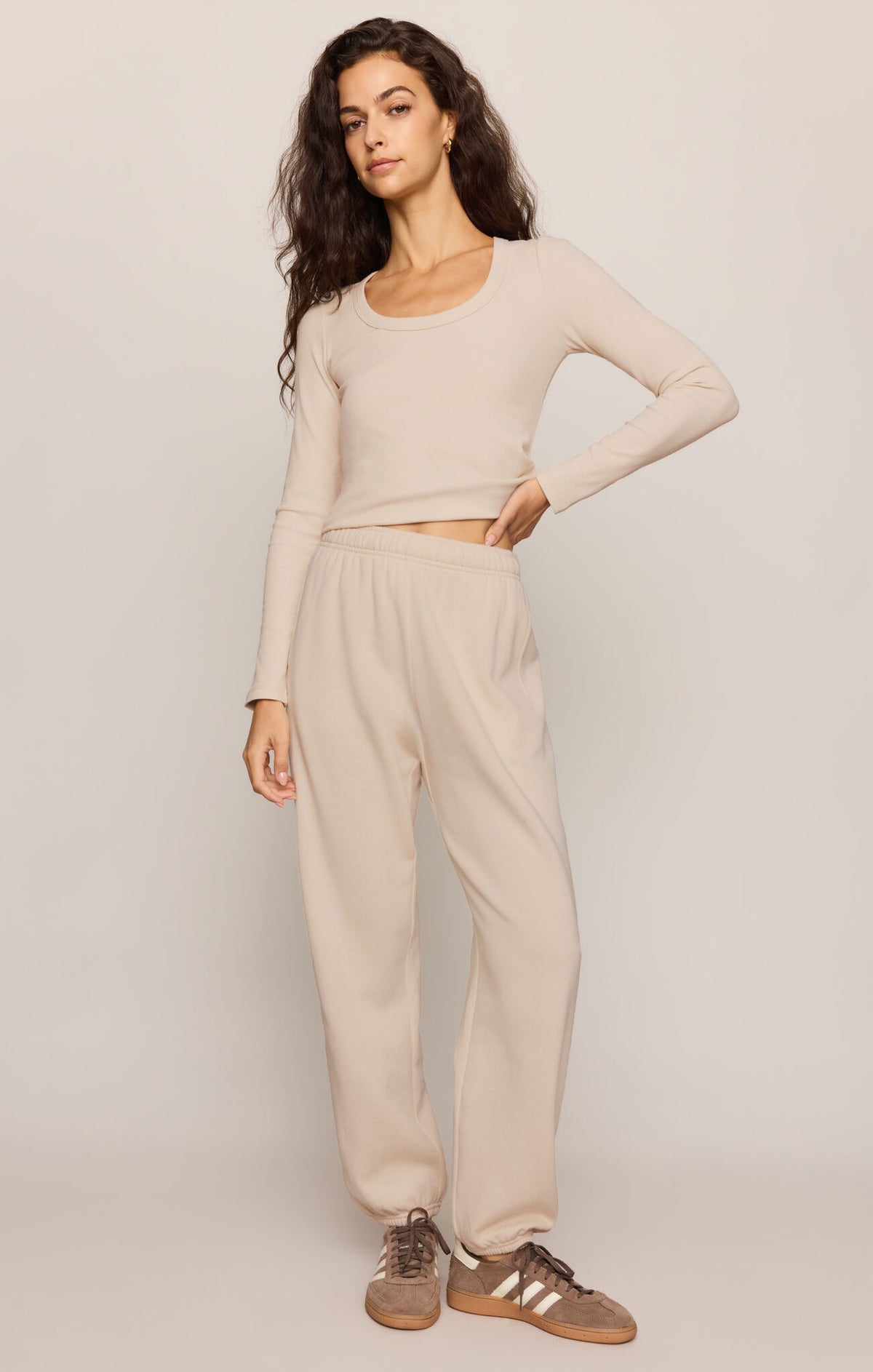 Z Supply Uptown Jogger in Frosted Pearl