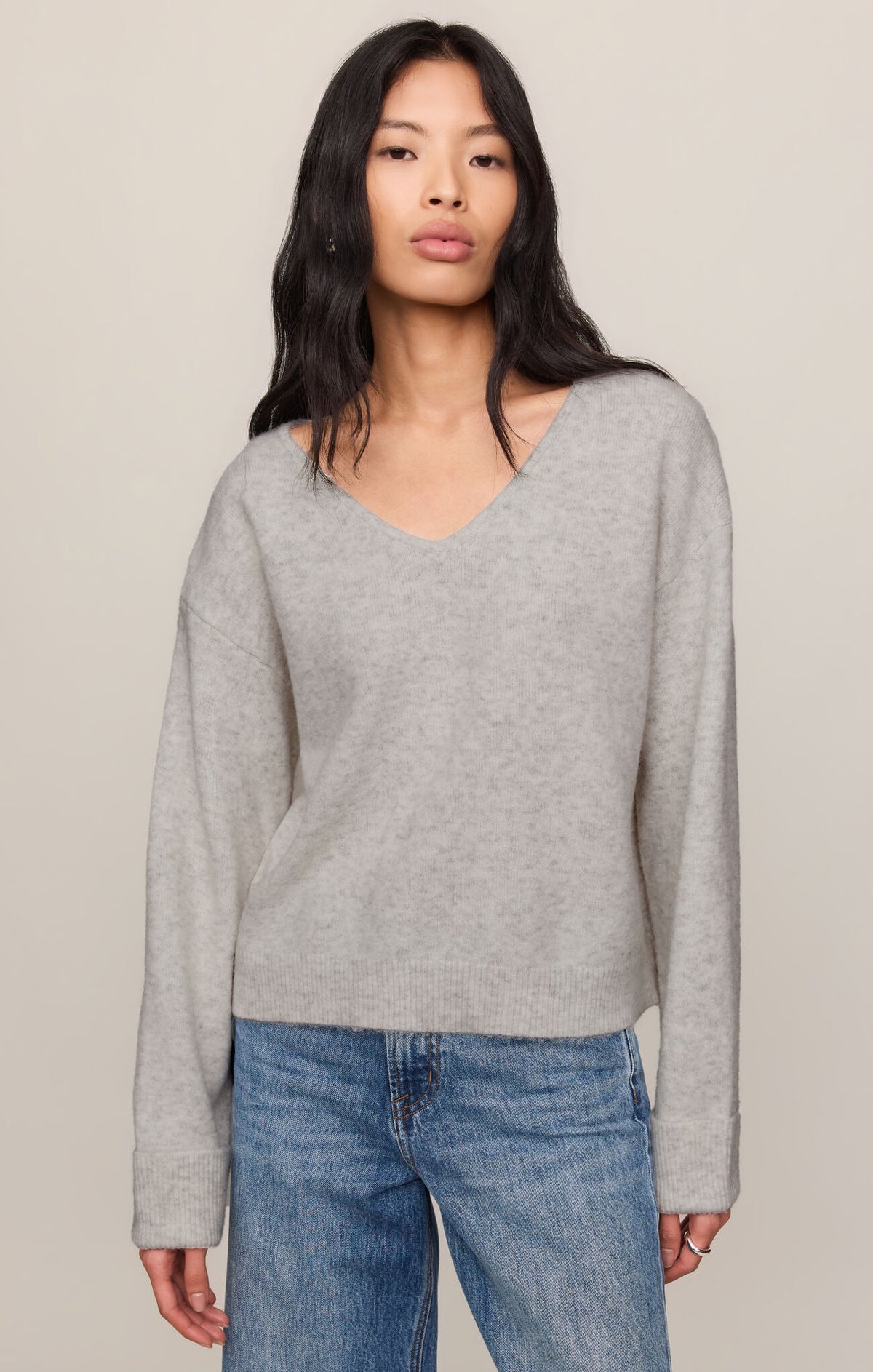Z Supply Cerro Sweater in Feather Grey