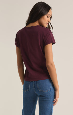 Z Supply MODERN SLUB TEE - Berry