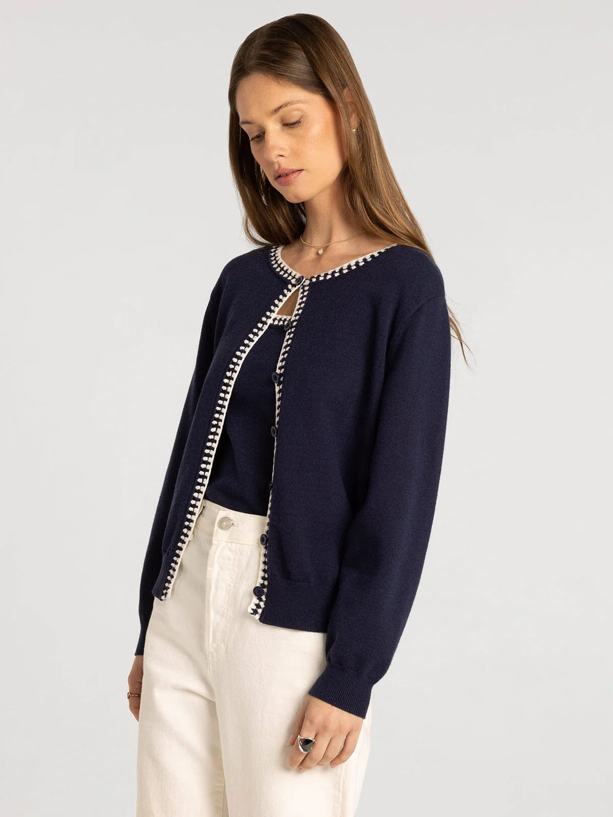 Pippa Cardigan in Navy
