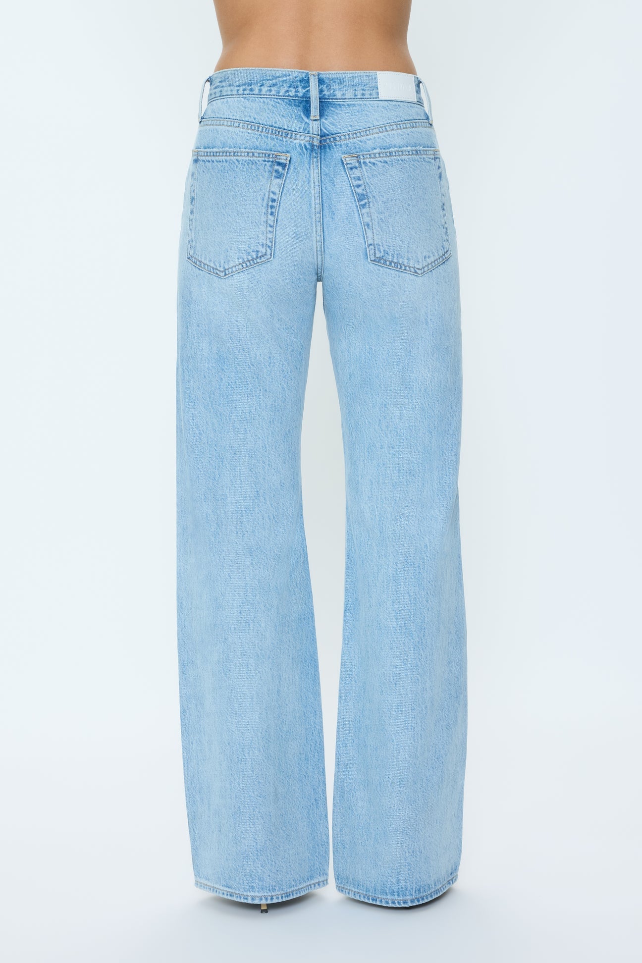 Pistola Larson Wide Leg Jeans in Mellow