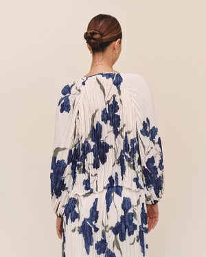 Bella Dahl Pleated Tie Front Top