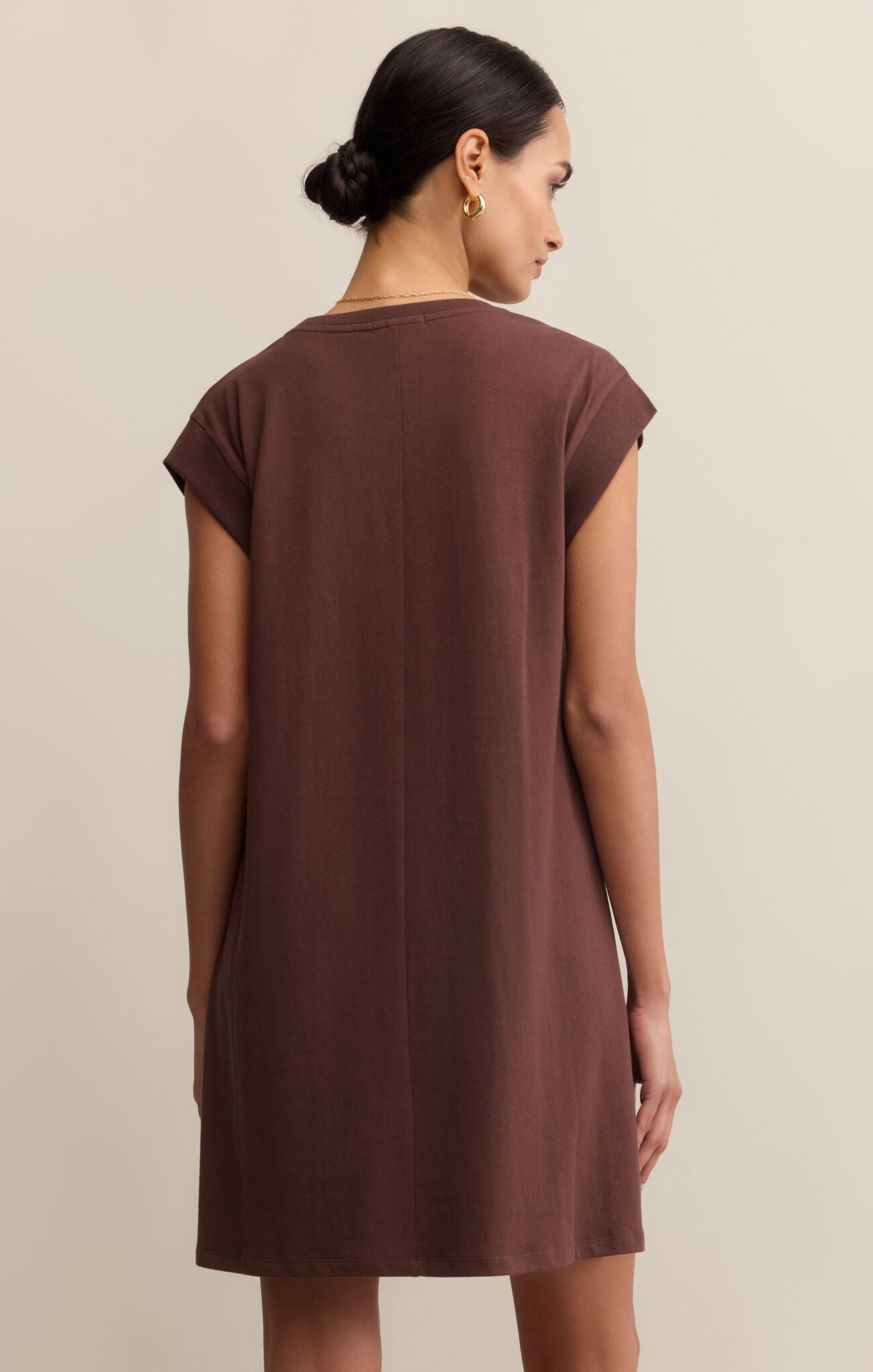 
Z Supply ROUTINE SHIFT MINI SANDALWOOD DRESS