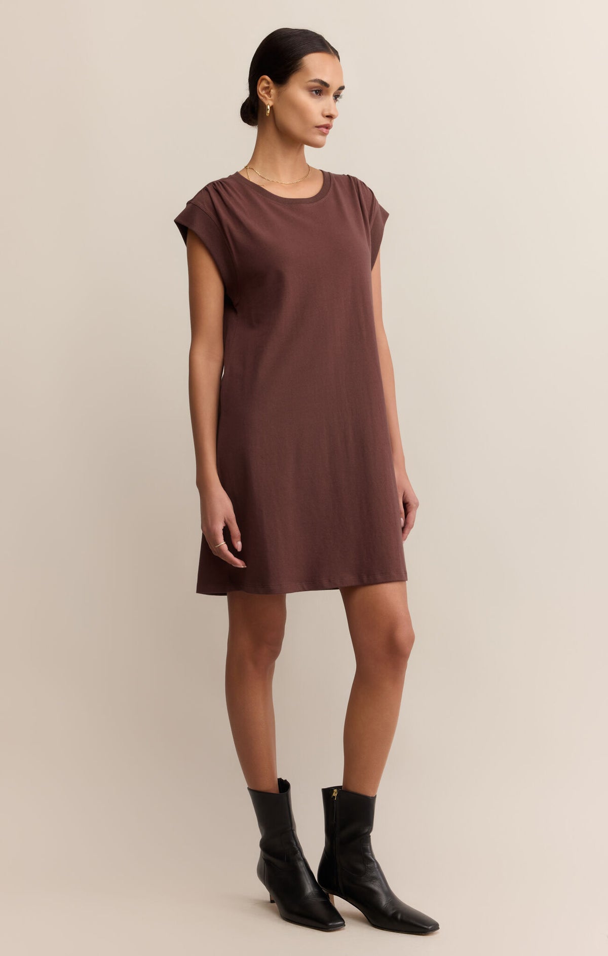 Z Supply Routine Shift Mini Dress