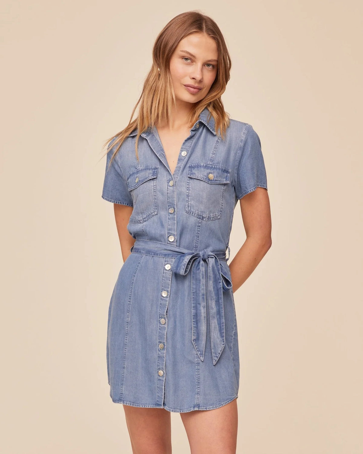 Bella_Dahl_Short_Sleeve_Seamed_Shirt_Dress