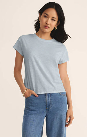 Z Supply Modern Slub Tee in Clearwater Blue