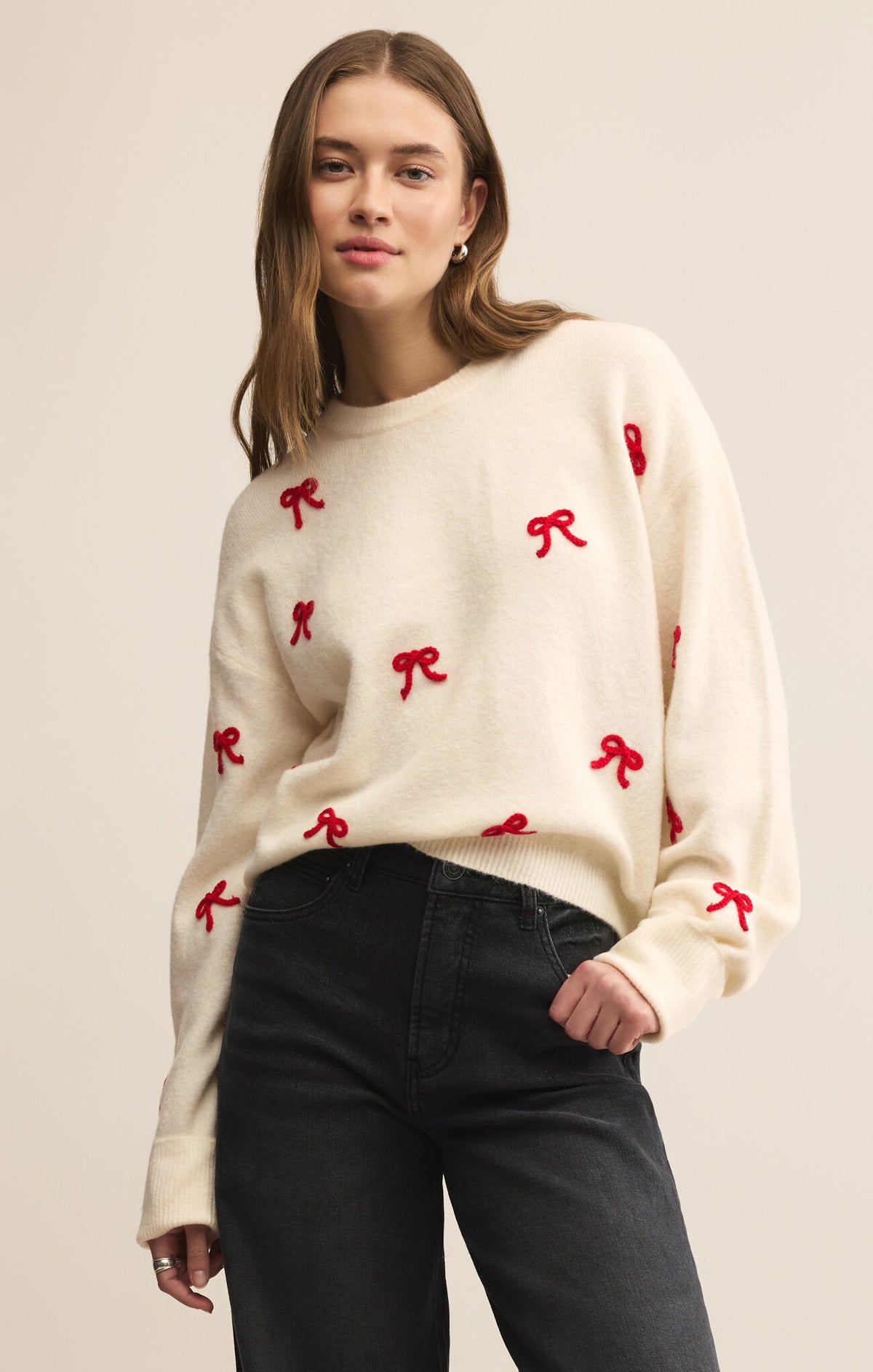 Z SUPPLY Tie The Ribbon Sweater