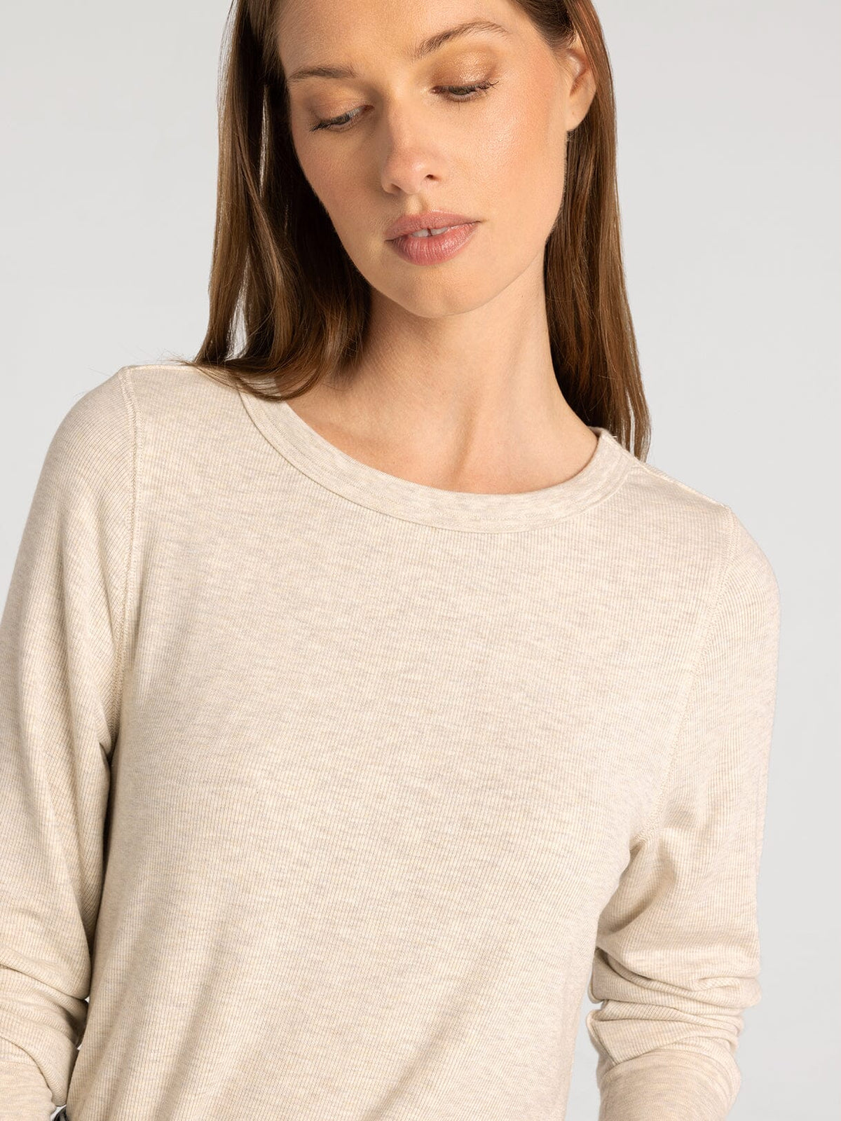 Stacy Long Sleeve Ribbed Top