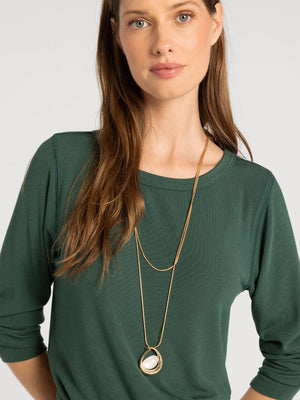 Stacy Long Sleeve Ribbed Top