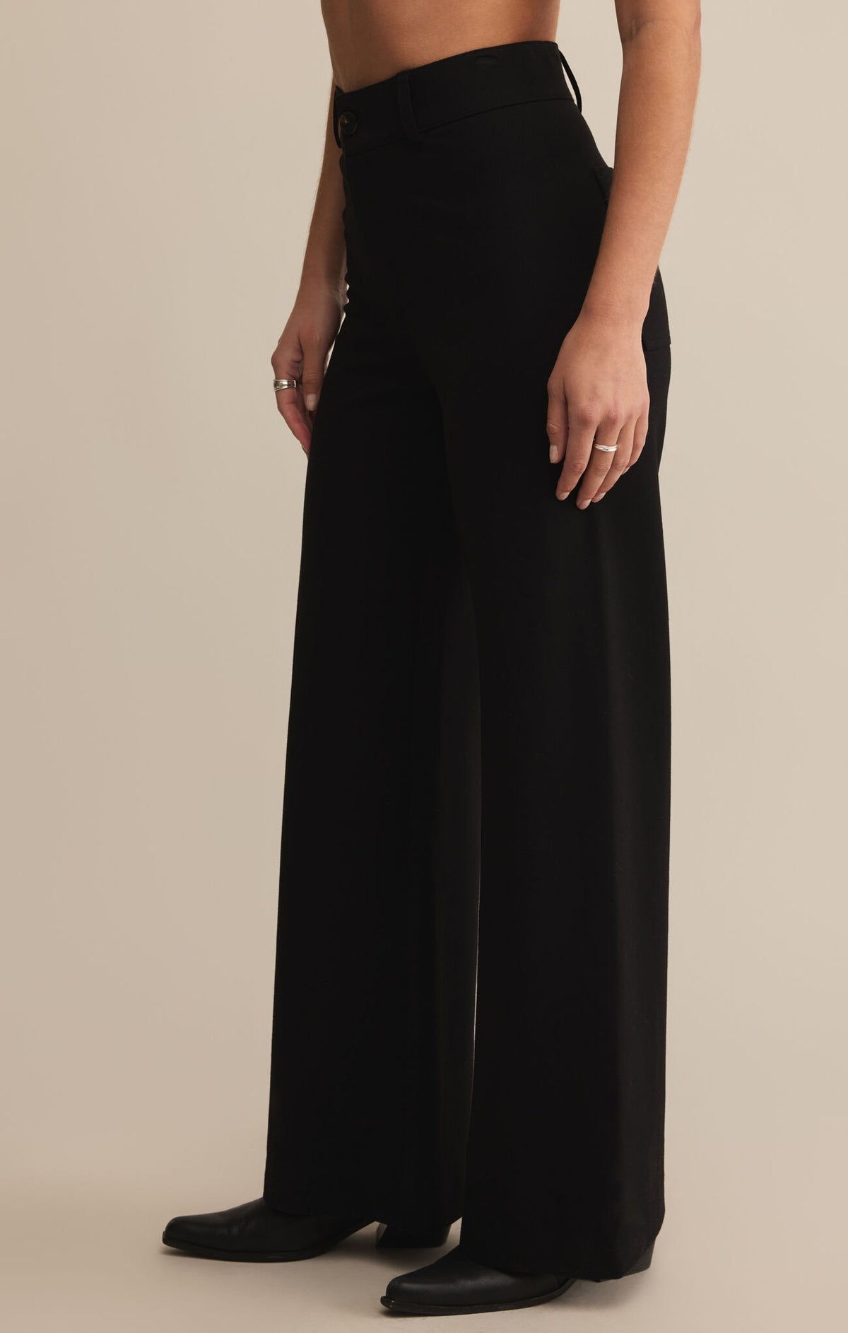 Z Supply Do It All Rilynn Black Pant