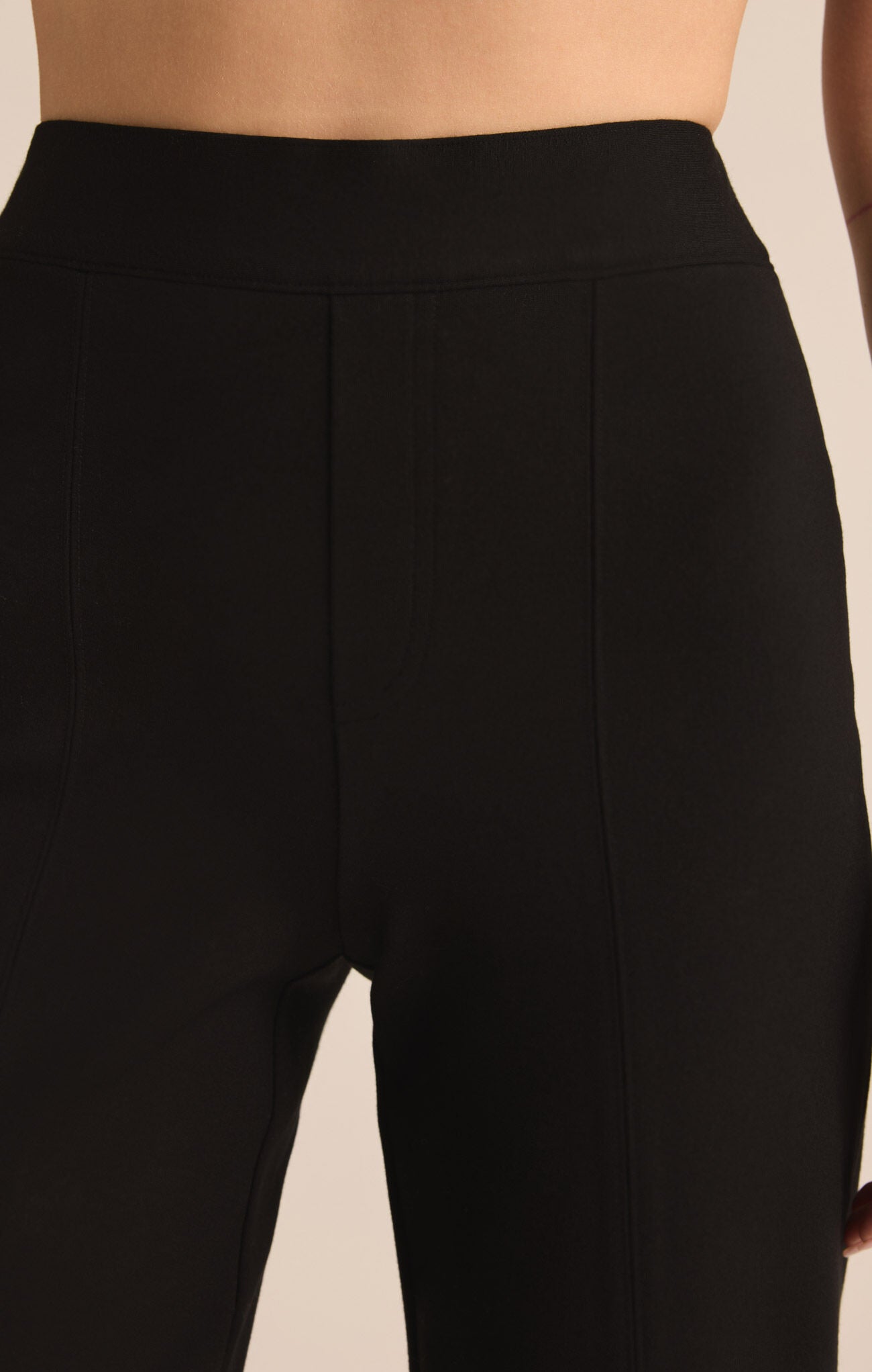 Z Supply Do It All Straight Leg Black Pant