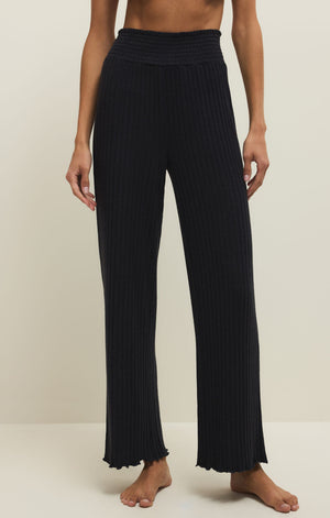 Z Supply Dawn Smocked Rib Pant
