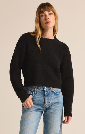 Z Supply DESTINY Black SWEATER